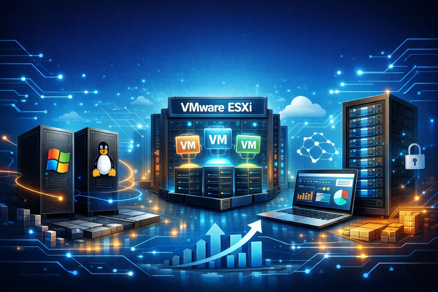 Sunucu yönetimi ve VMware sanallaştırma